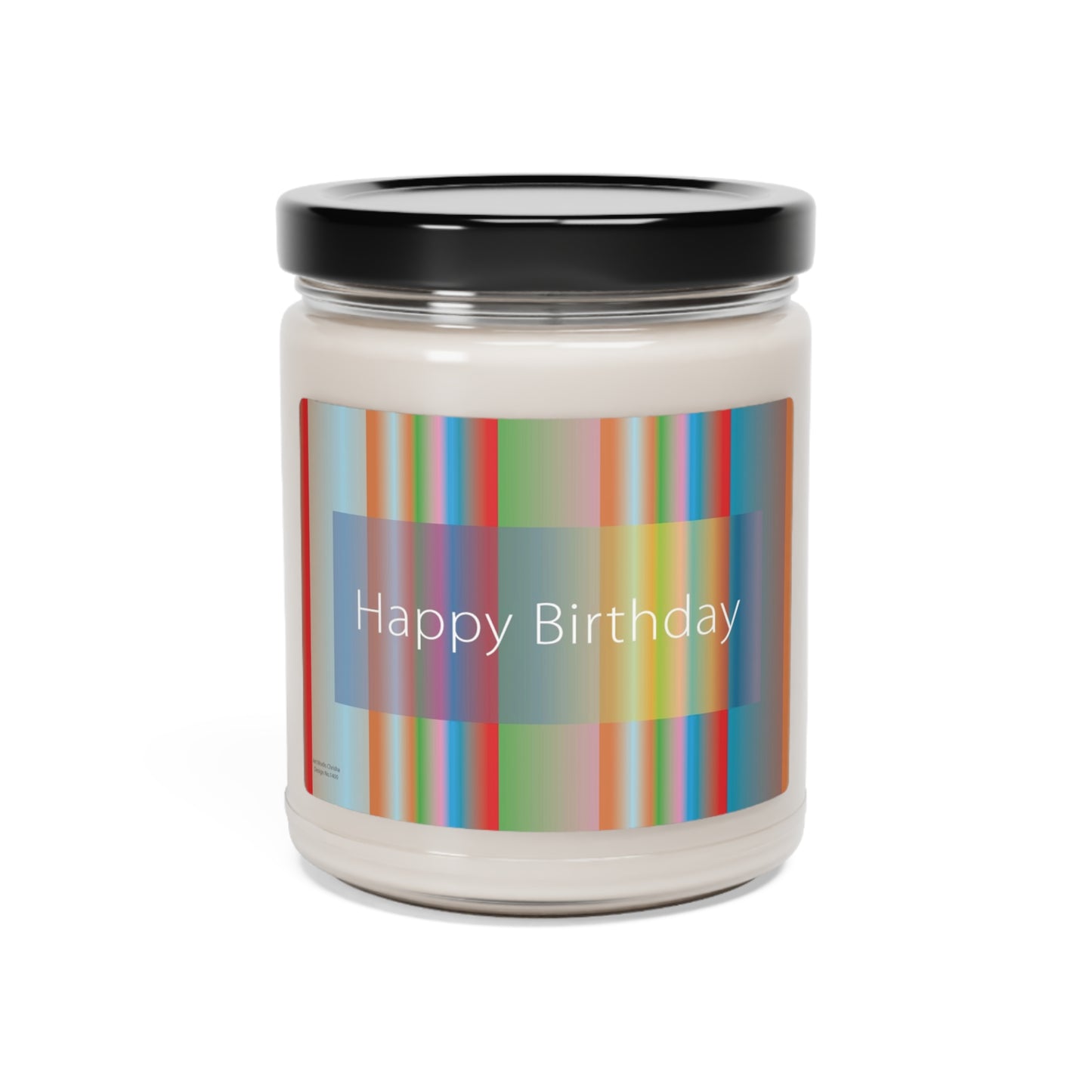 Scented Soy Candle, 9oz Happy Birthday - Design No.1400