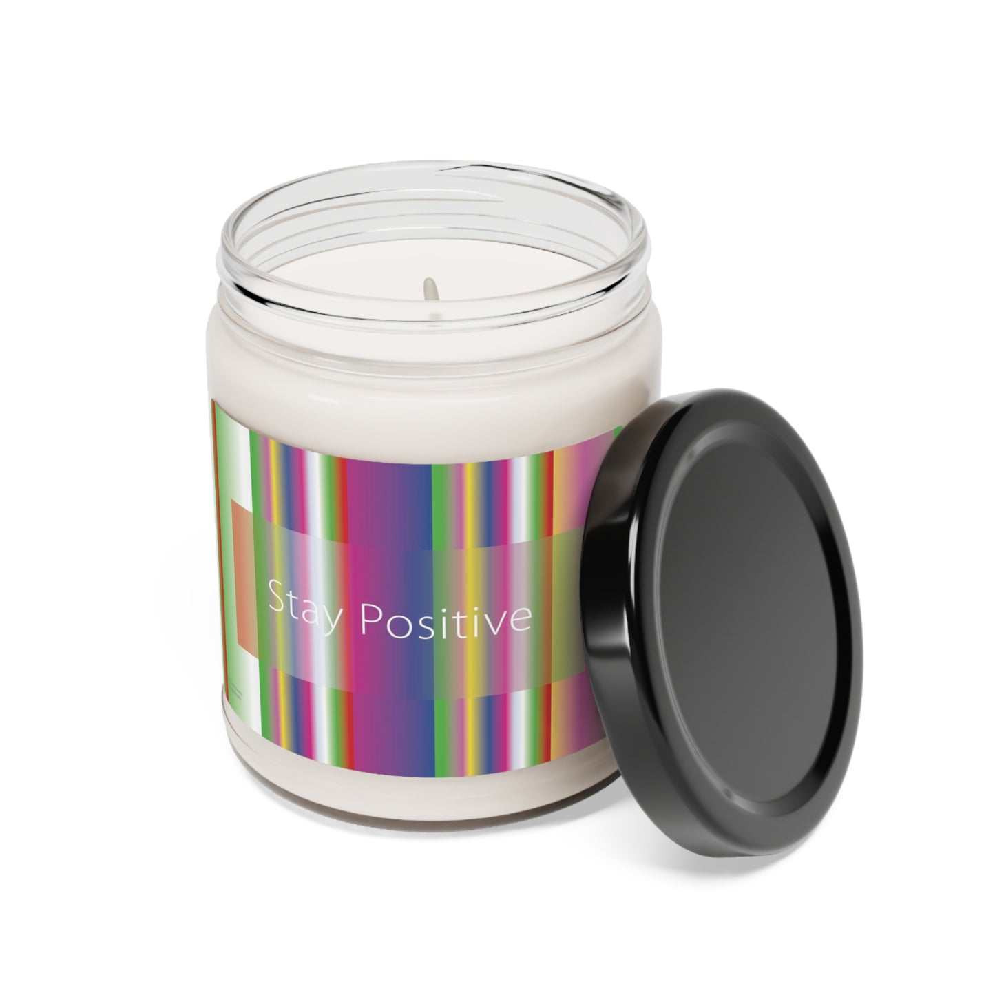 Scented Soy Candle, 9oz Stay Positive - Design No.600