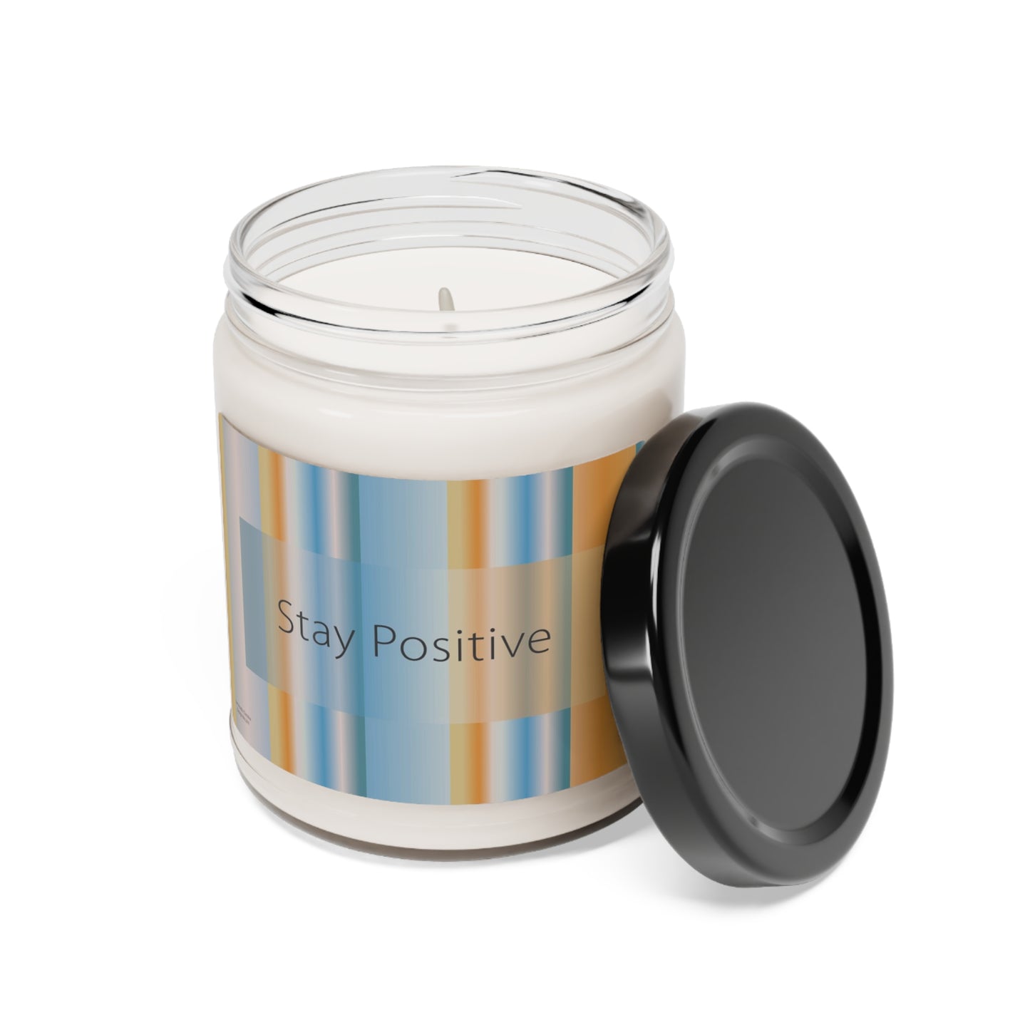 Scented Soy Candle, 9oz Stay Positive - Design No.201
