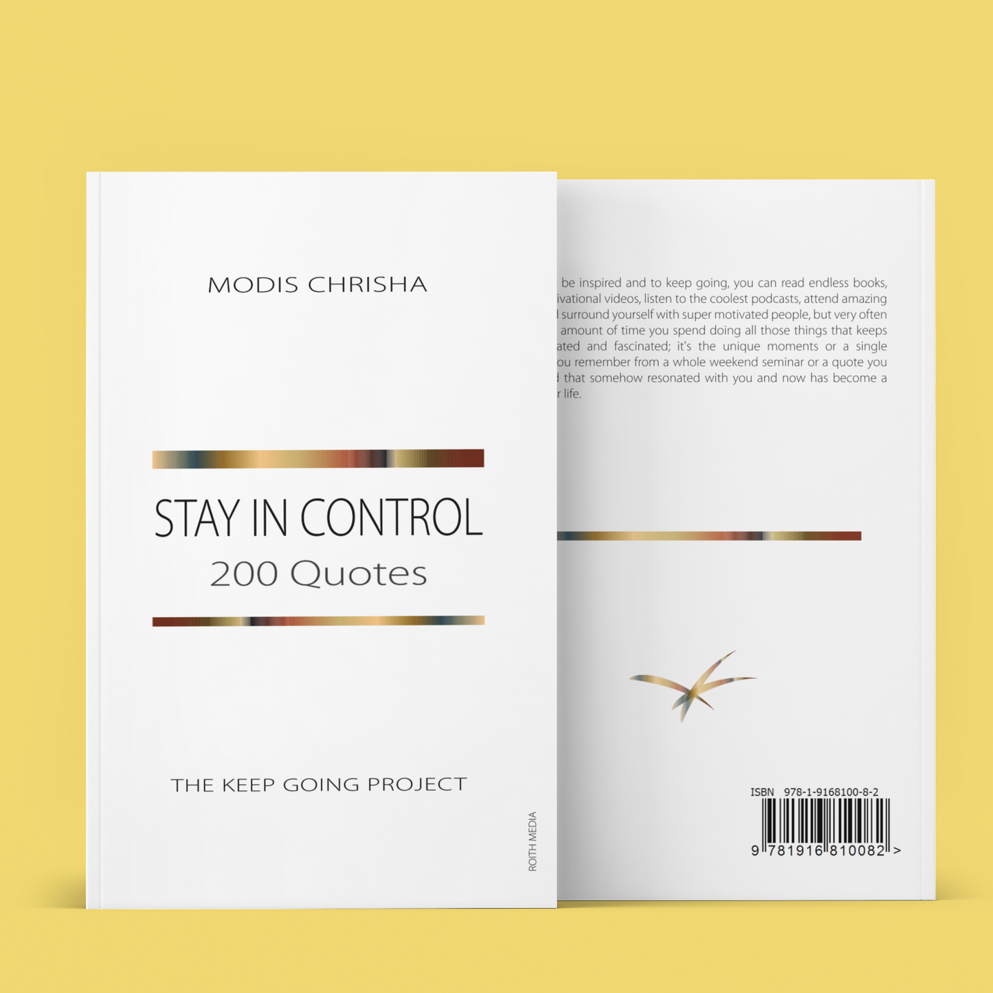 Stay in Control - 200 Quotes - Hardback Book