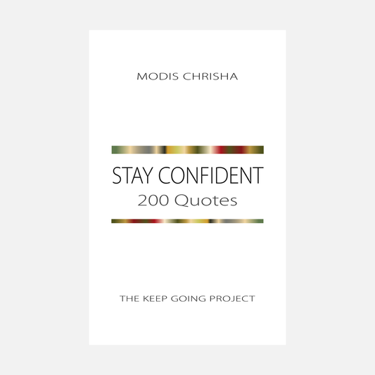 Stay Confident - 200 Quotes - Hardcover Book