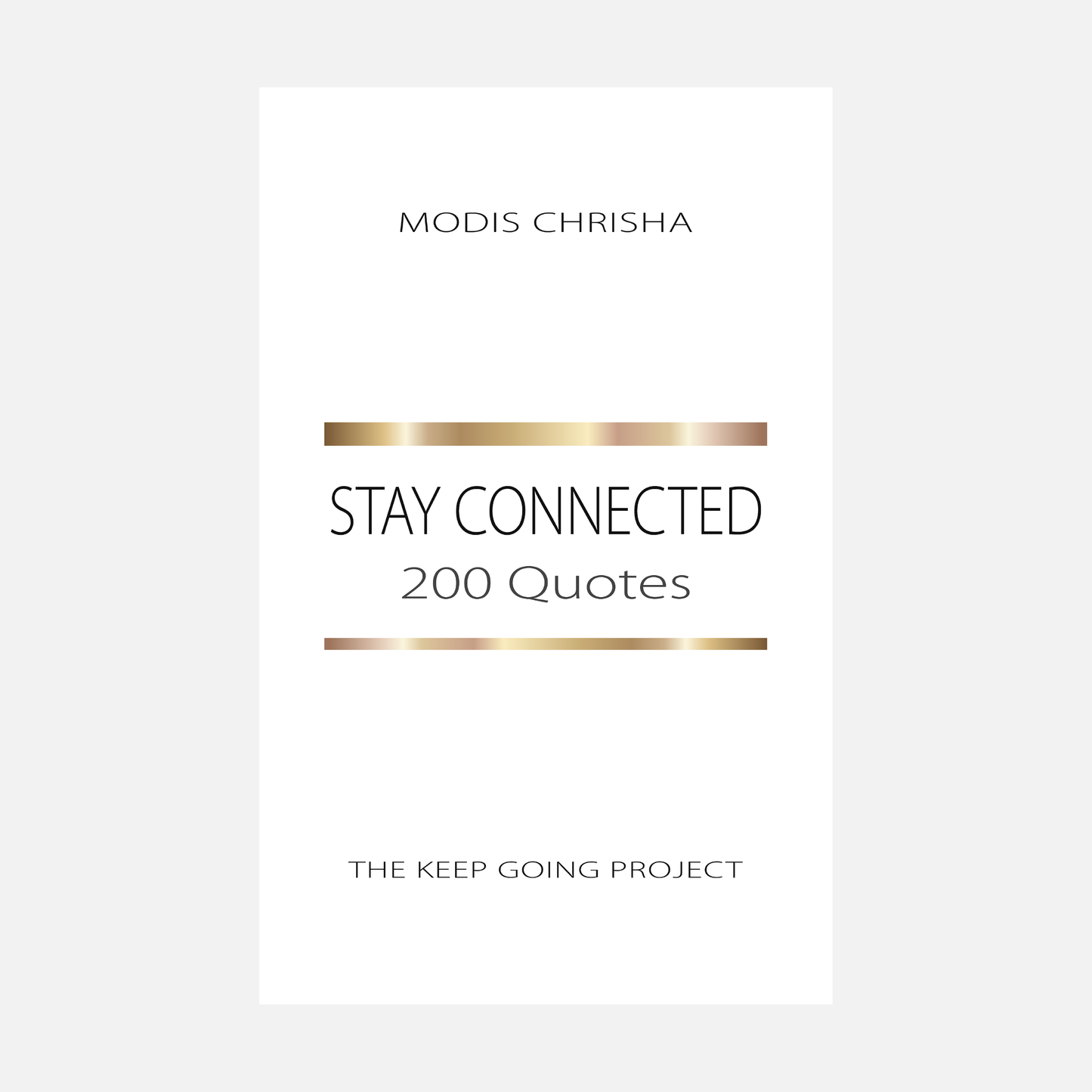Stay Connected - 200 Quotes - Hardcover Book