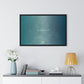 Poster Framed Horizontal Premium 30“ x 20“ - Design Above