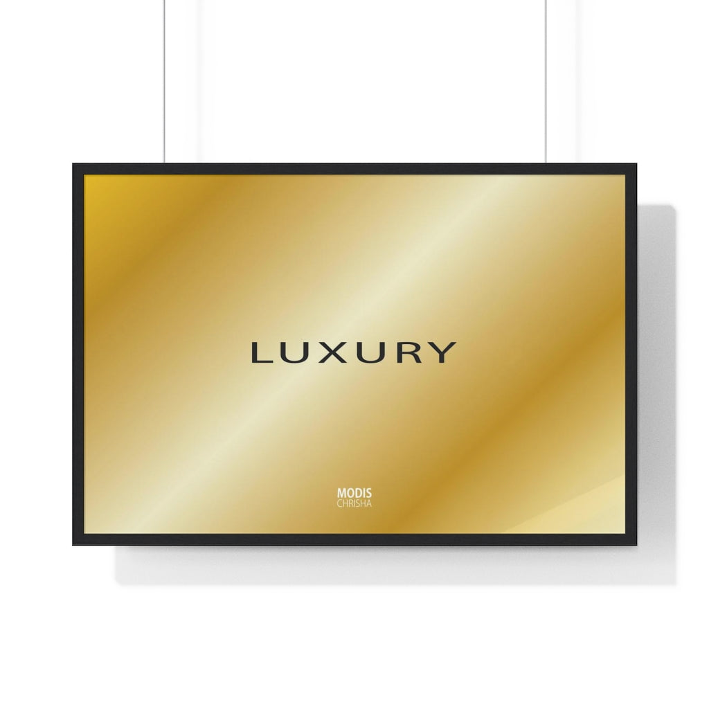 Poster Framed Horizontal Premium 36“ x 24“ - Design Luxury