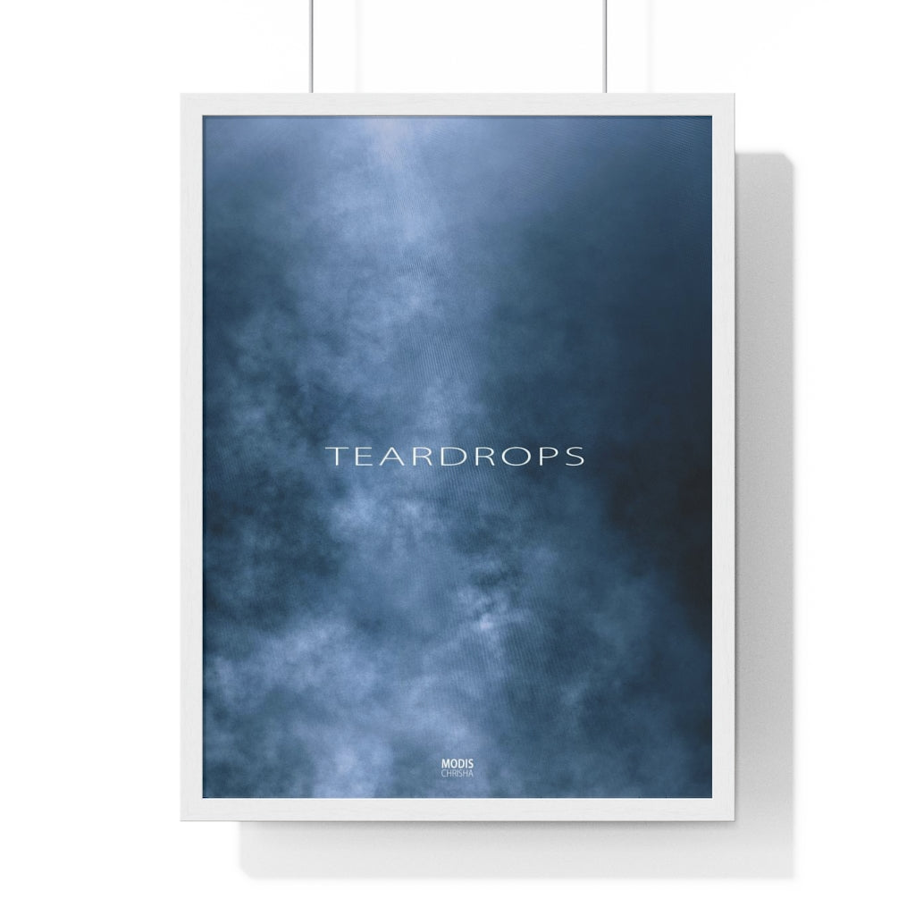 Teardrops - 18″ × 24″ Premium Framed Vertical Poster