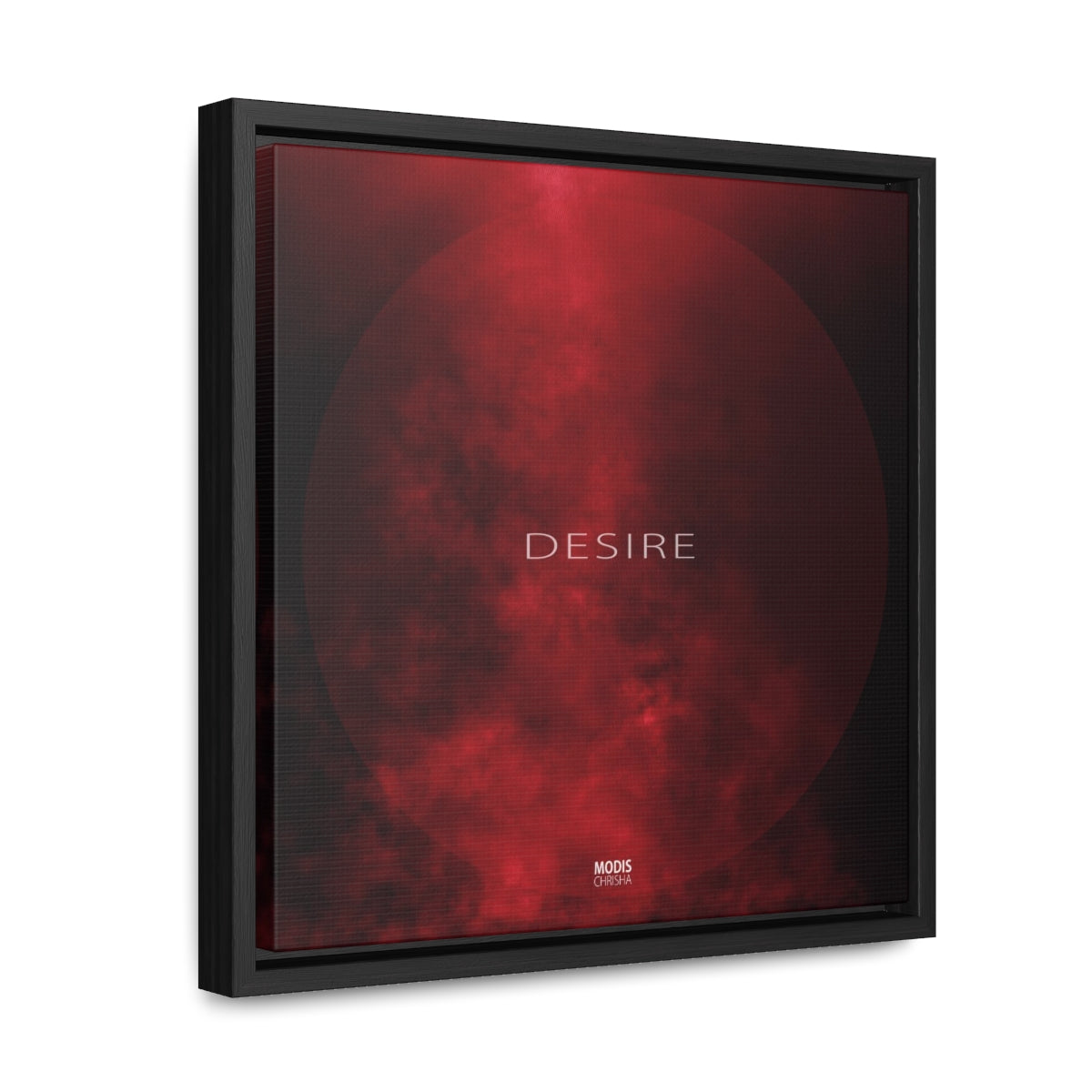 Desire - Square Framed Gallery Wrap Canvas, 12" x 12"