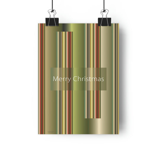 Giclée Art Print 8" x 11" Merry Christmas, Design No.300