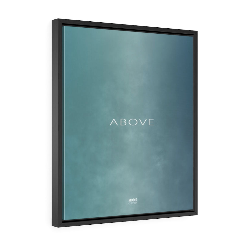 Canvas Gallery Wrap Framed Vertical 20“ x 24“ - Design Above