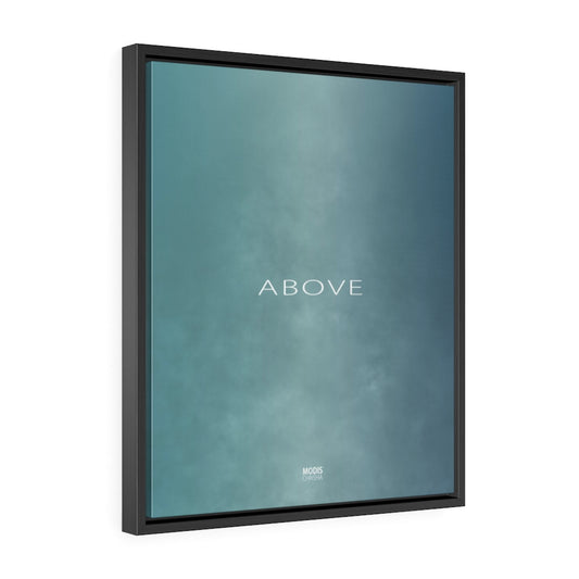 Canvas Gallery Wrap Framed Vertical 20“ x 24“ - Design Above