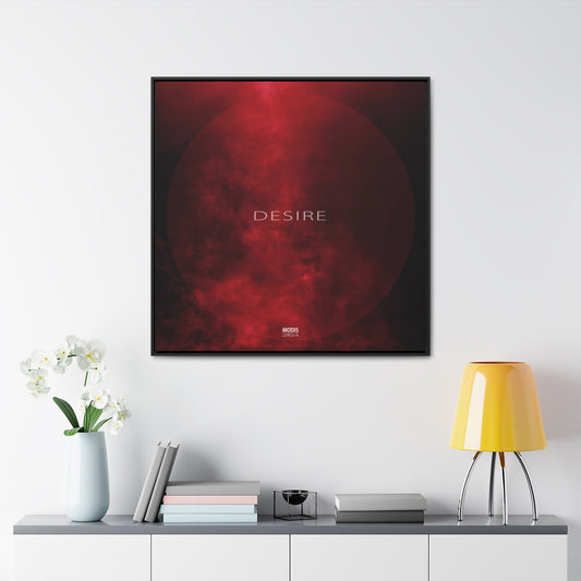 Desire - Square Framed Gallery Wrap Canvas, 36" x 36"