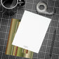 Unfolded Greeting Cards Vertical(10, 30, and 50pcs) Stay Focused - Design No.300