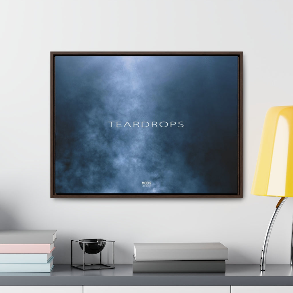 Teardrops - 24″ × 18″ Gallery Wrap Canvas, Horizontal