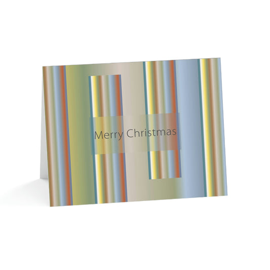 Folded Greeting Cards Horizontal (1, 10, 30, and 50pcs) Merry Christmas - Design No.200