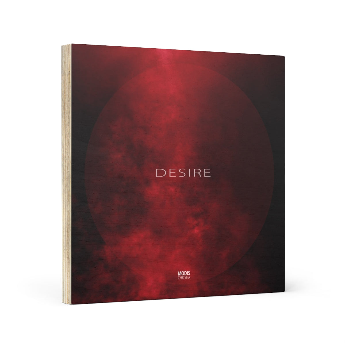 Desire - 7.8" x 7.8" Wood Canvas
