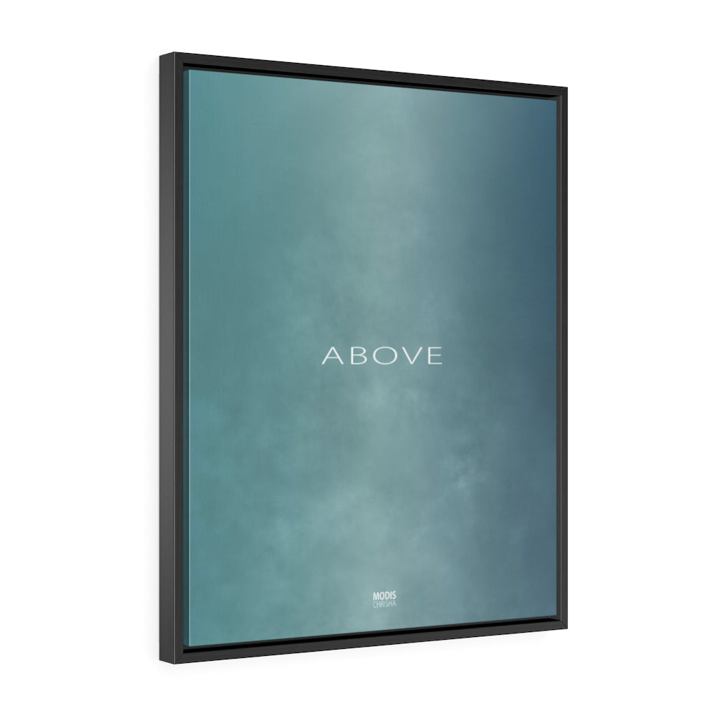 Canvas Gallery Wrap Framed Vertical 24“ x 30“ - Design Above