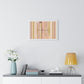 Premium Framed Horizontal Poster, 18“ × 12“ Think Positive - Design No.100