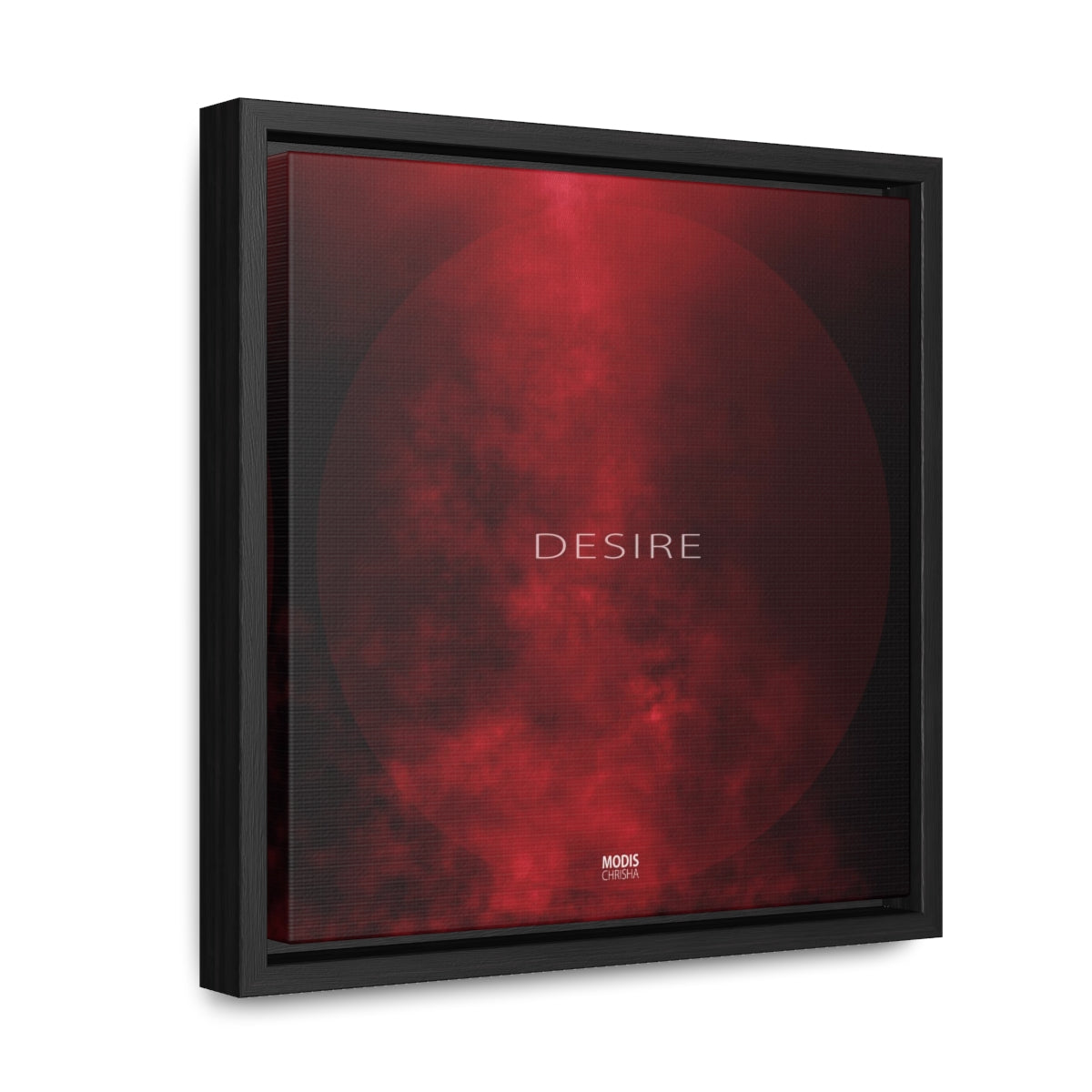 Desire - Square Framed Gallery Wrap Canvas, 10" x 10"