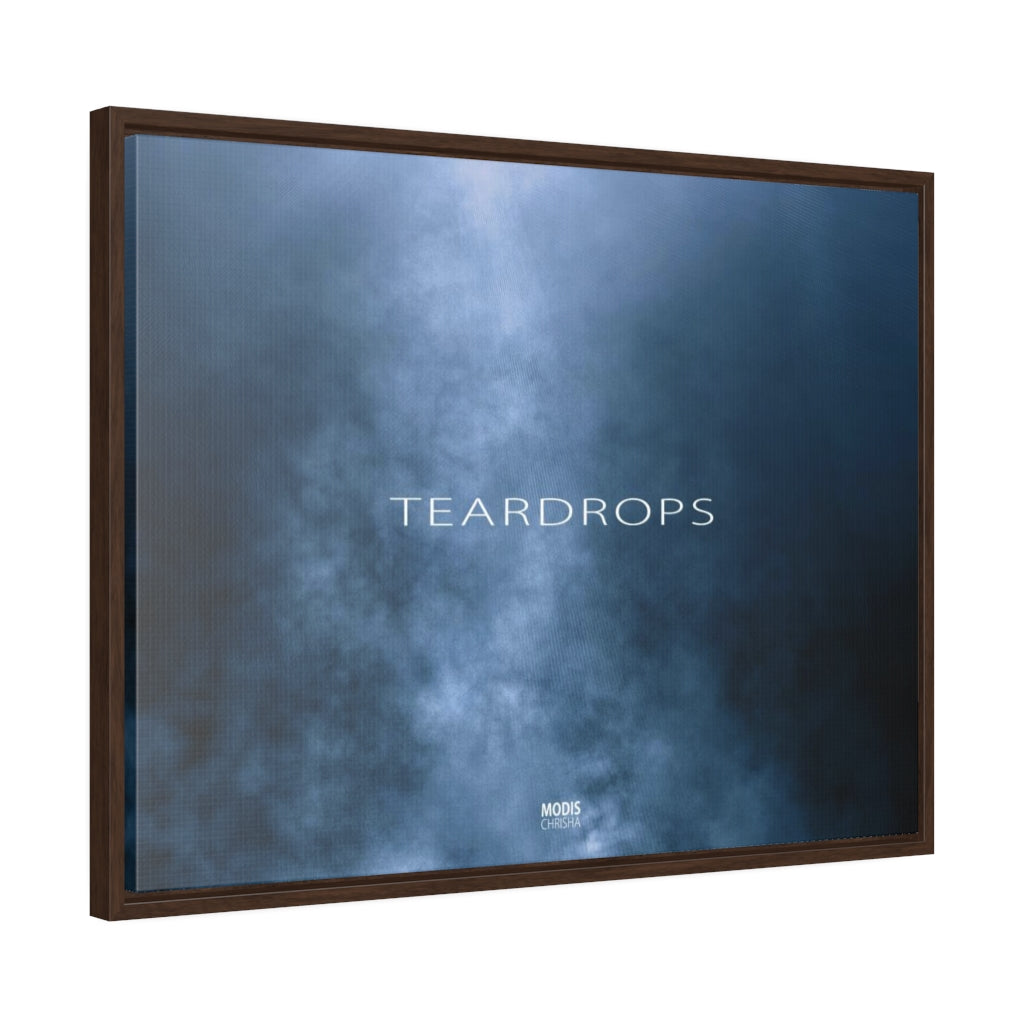Teardrops - 24″ × 18″ Gallery Wrap Canvas, Horizontal