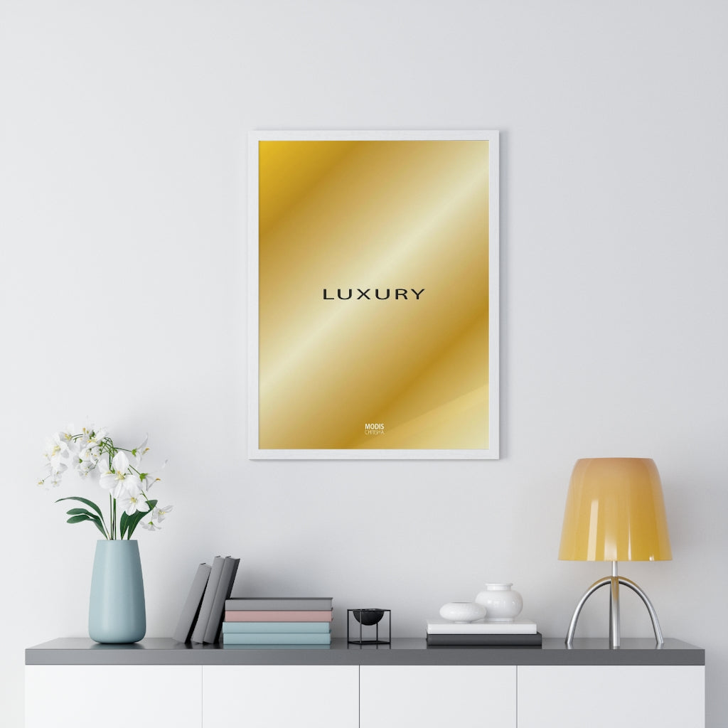 Poster Framed Vertical Premium 18“ x 24“ - Design Luxury