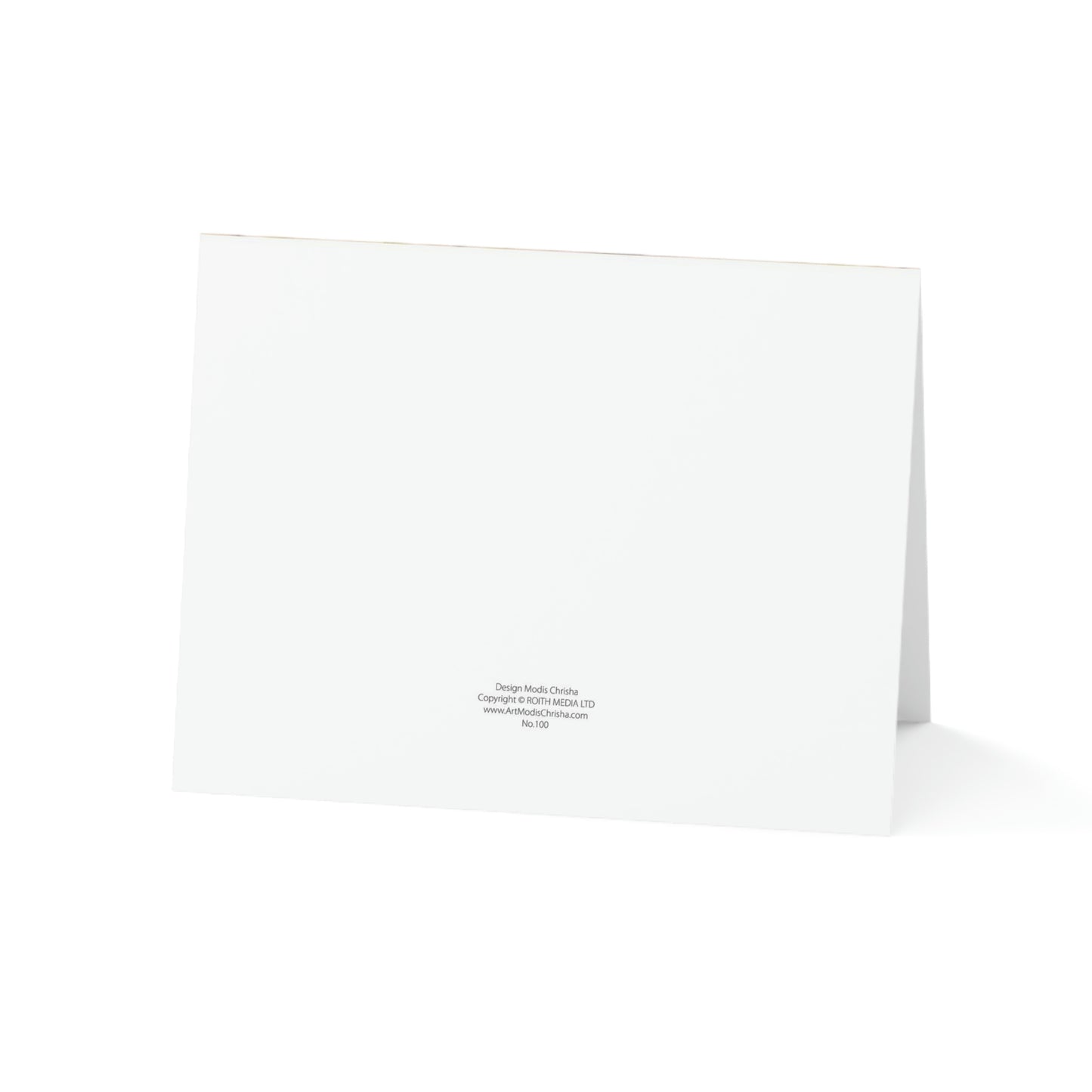 Folded Greeting Cards Horizontal (1, 10, 30, and 50pcs) Think Positive - Design No.100