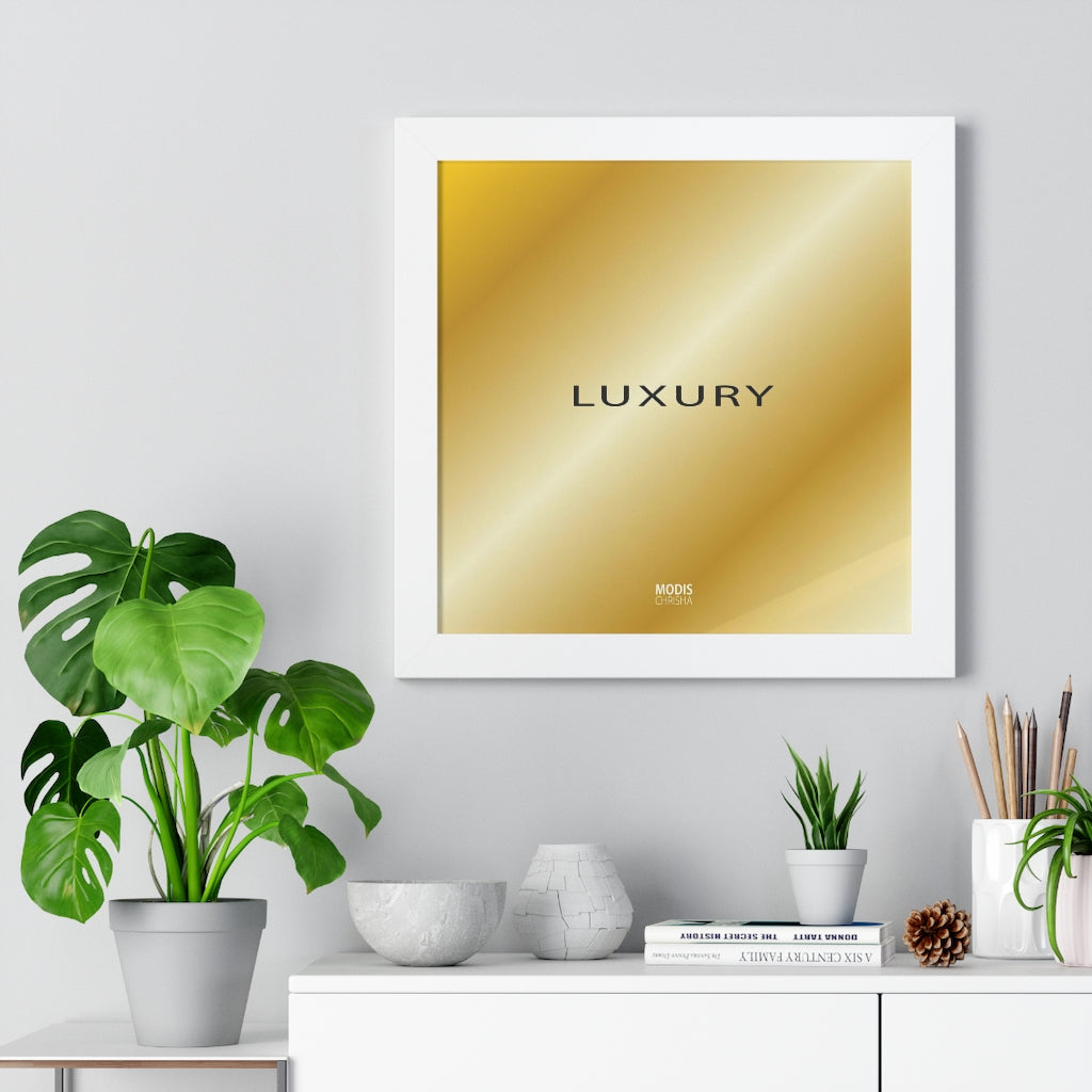 Poster Framed Horizontal 16“ x 16“ - Design Luxury