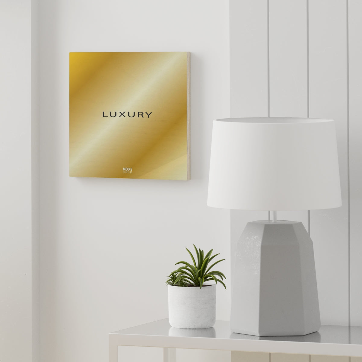 Wood Canvas 7.8“ x 7.8“ - Design Luxury