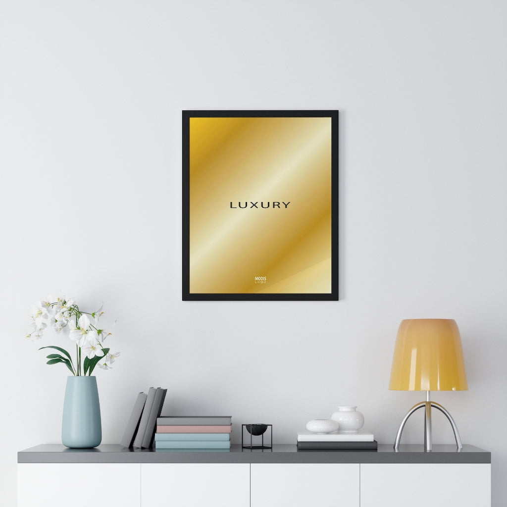 Poster Framed Vertical Premium 16“ x 20“ - Design Luxury