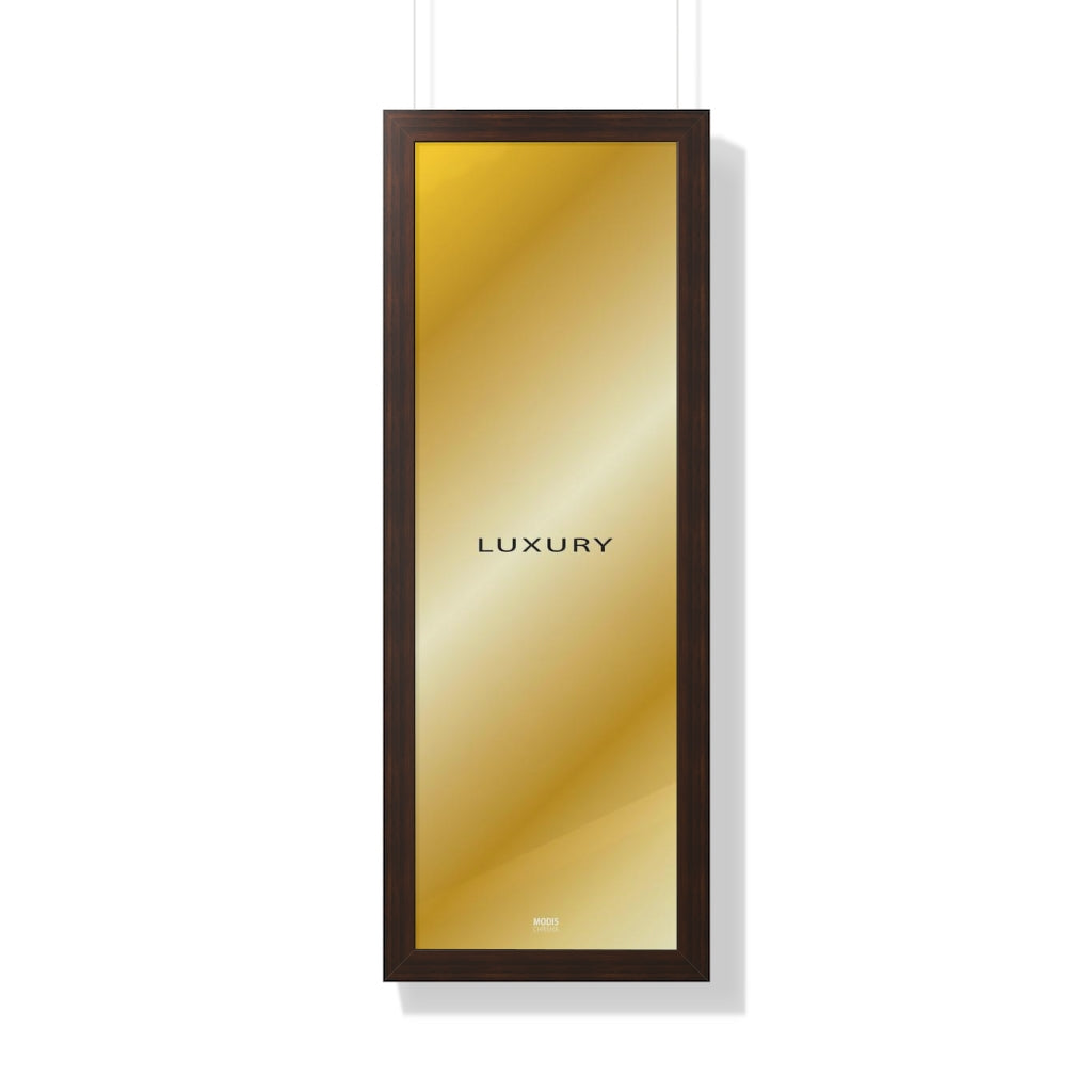 Poster Framed Vertical 12“ x 36“ - Design Luxury