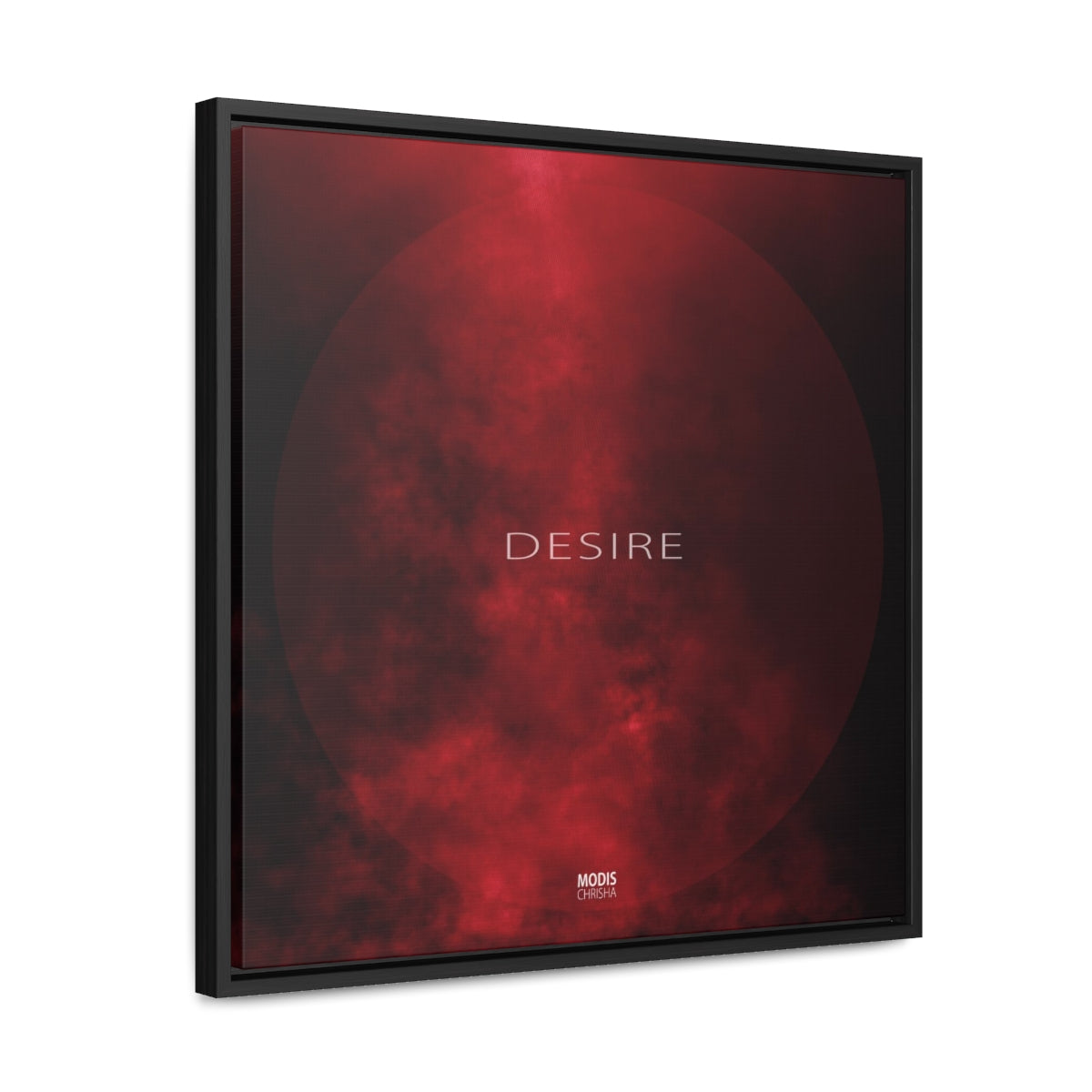 Desire - Square Framed Gallery Wrap Canvas, 20" x 20"