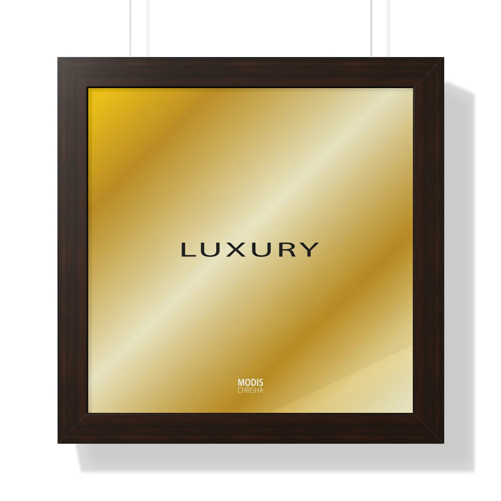 Poster Framed Horizontal 16“ x 16“ - Design Luxury