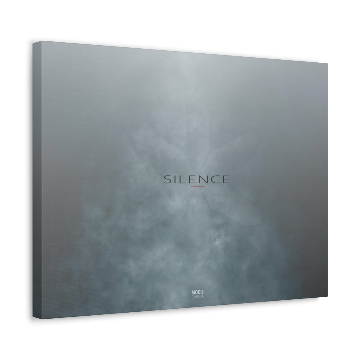 Stretched Canvas - 24" x 18" Design 'Silence'