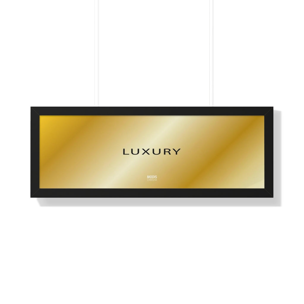 Poster Framed Horizontal 36“ x 12“ - Design Luxury