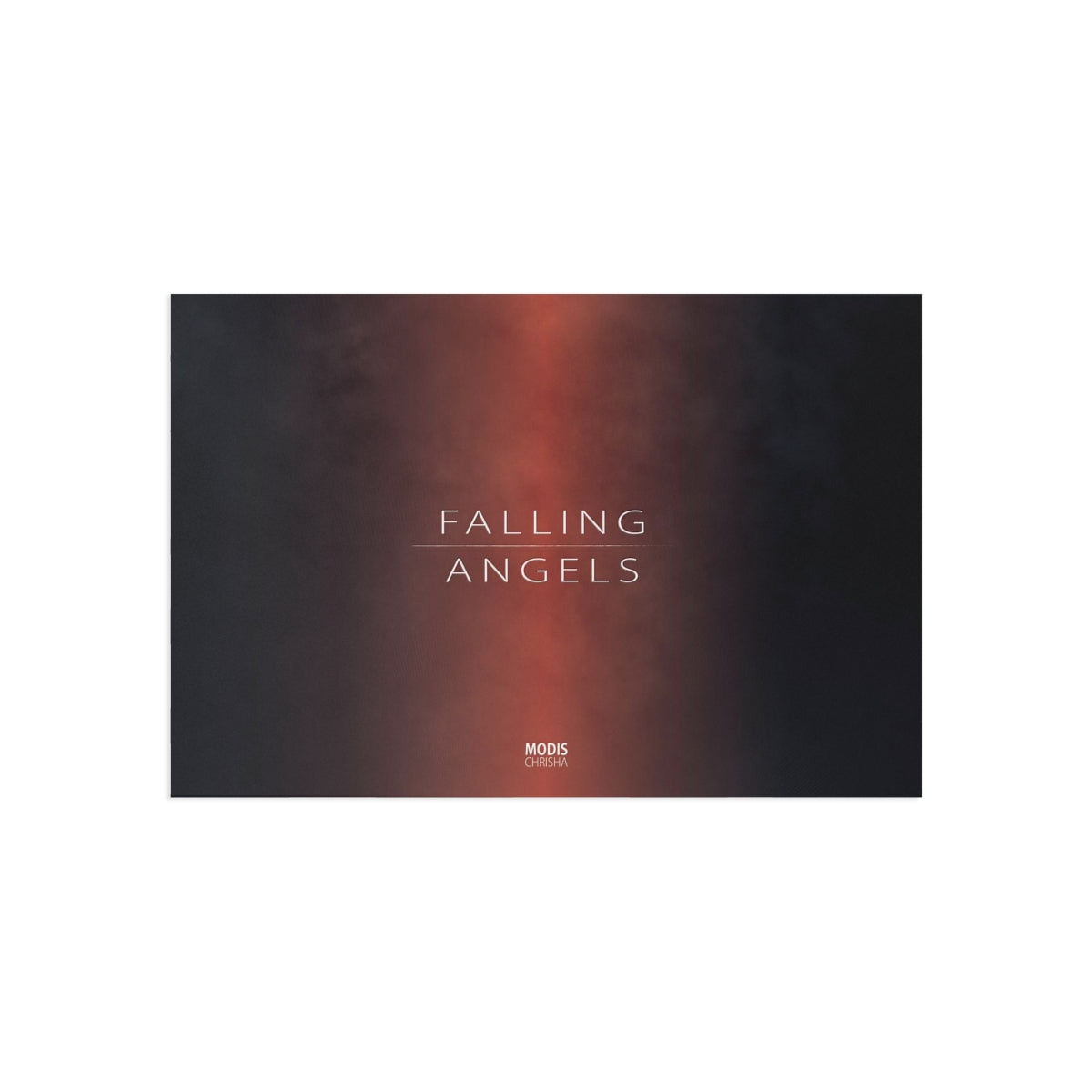 Fine Art Postcard (horizontal) - Design 'Falling Angels'