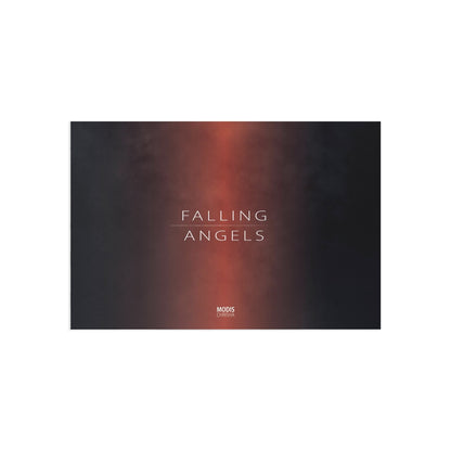 Fine Art Postcard (horizontal) - Design 'Falling Angels'