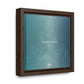 Canvas Gallery Wrap Square Framed 7“ x 6“ - Design Above