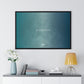 Poster Framed Horizontal Premium 36“ x 24“ - Design Above