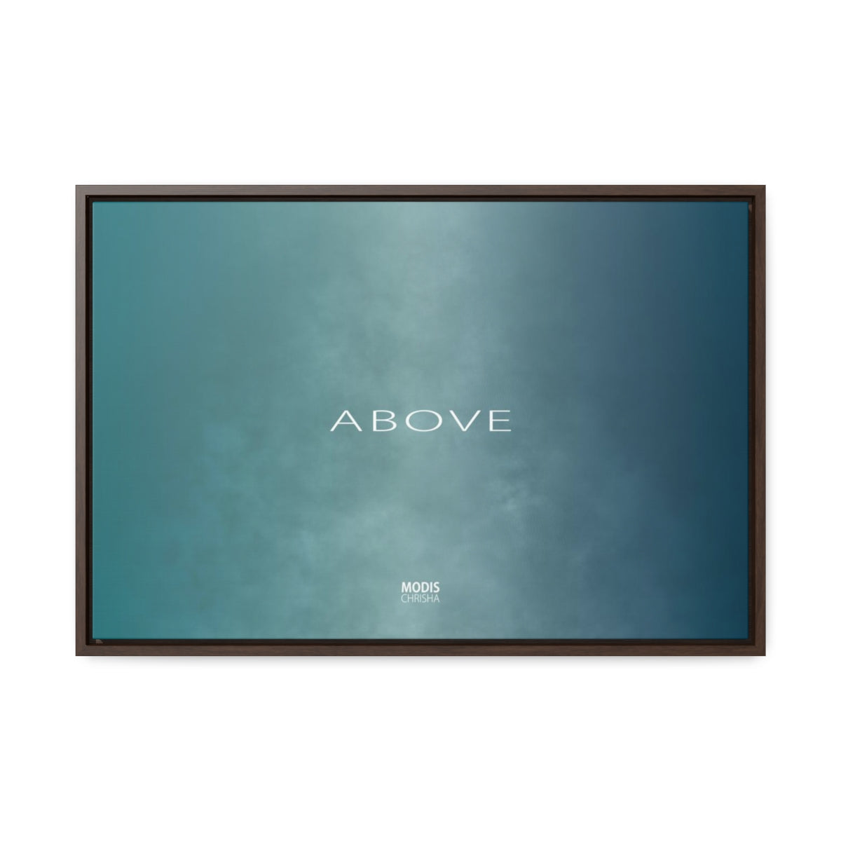 Canvas Gallery Wrap Framed Horizontal 24“ x 16“ - Design Above