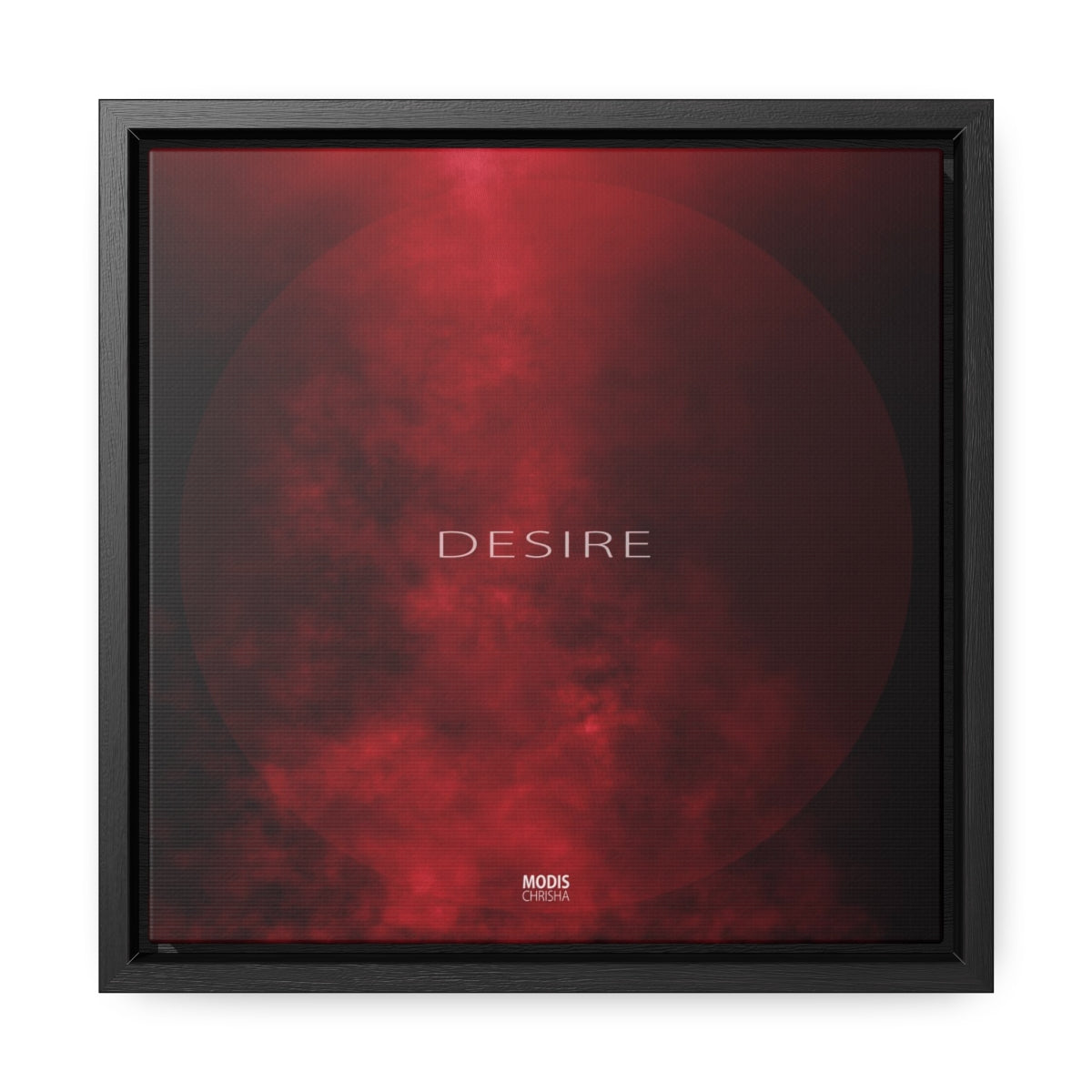 Desire - Square Framed Gallery Wrap Canvas, 10" x 10"