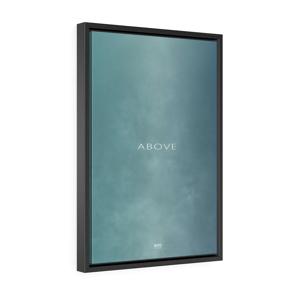 Canvas Gallery Wrap Framed Vertical 16“ x 24“ - Design Above