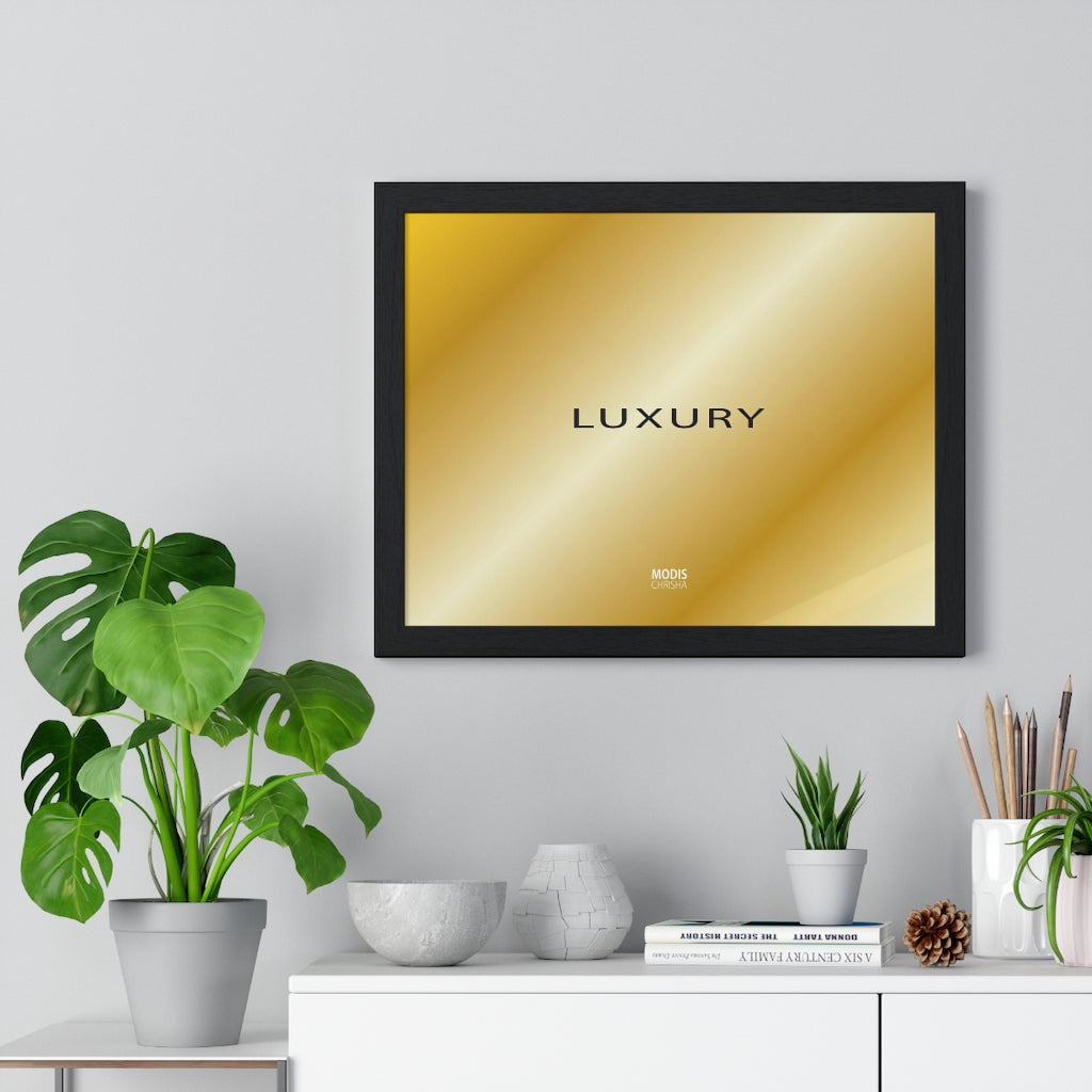 Poster Framed Horizontal Premium 14“ x 11“ - Design Luxury