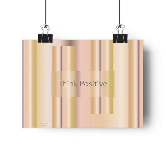 Giclée Art Print 11" x 8" Think Positive - Design No.100