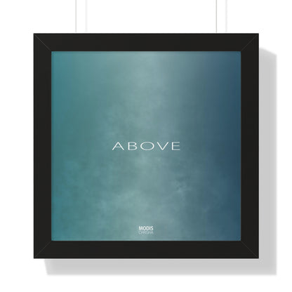Poster Framed Horizontal 16“ x 16“ - Design Above