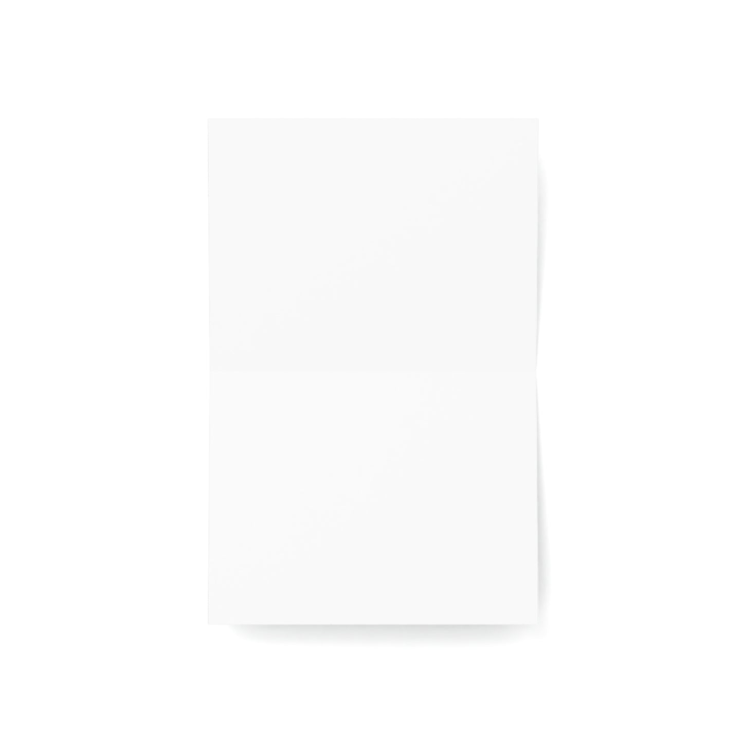 Folded Greeting Cards Horizontal (1, 10, 30, and 50pcs) Calm Down - Design No.100