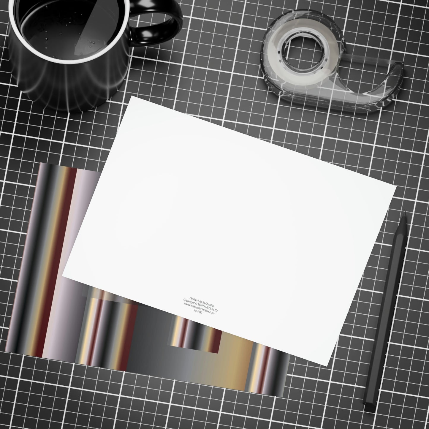 Art Greeting Postcard  Horizontal (10, 30, and 50pcs) Stay Motivated - Design No.700