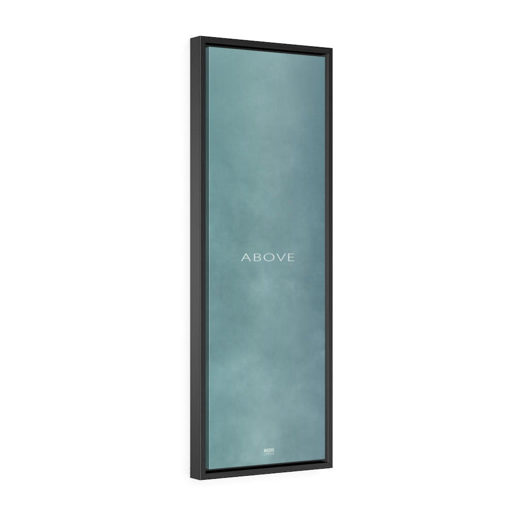 Canvas Gallery Wrap Framed Vertical 12" x 36" - Design Above