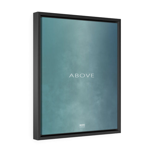 Canvas Gallery Wrap Framed Vertical 16“ x 20" - Design Above