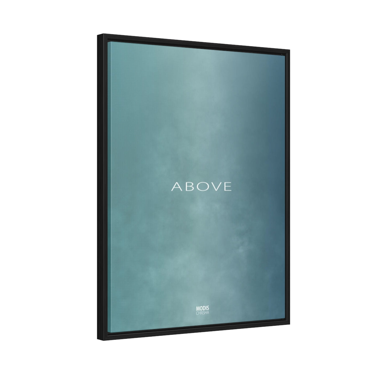 Canvas Gallery Wrap Framed Vertical 18“ x 24" - Design Above