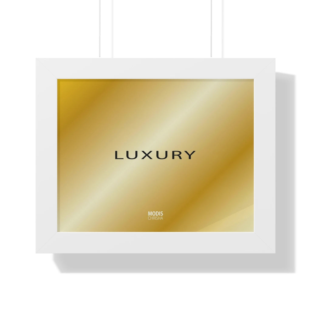 Poster Framed Horizontal 14“ x 11“ - Design Luxury