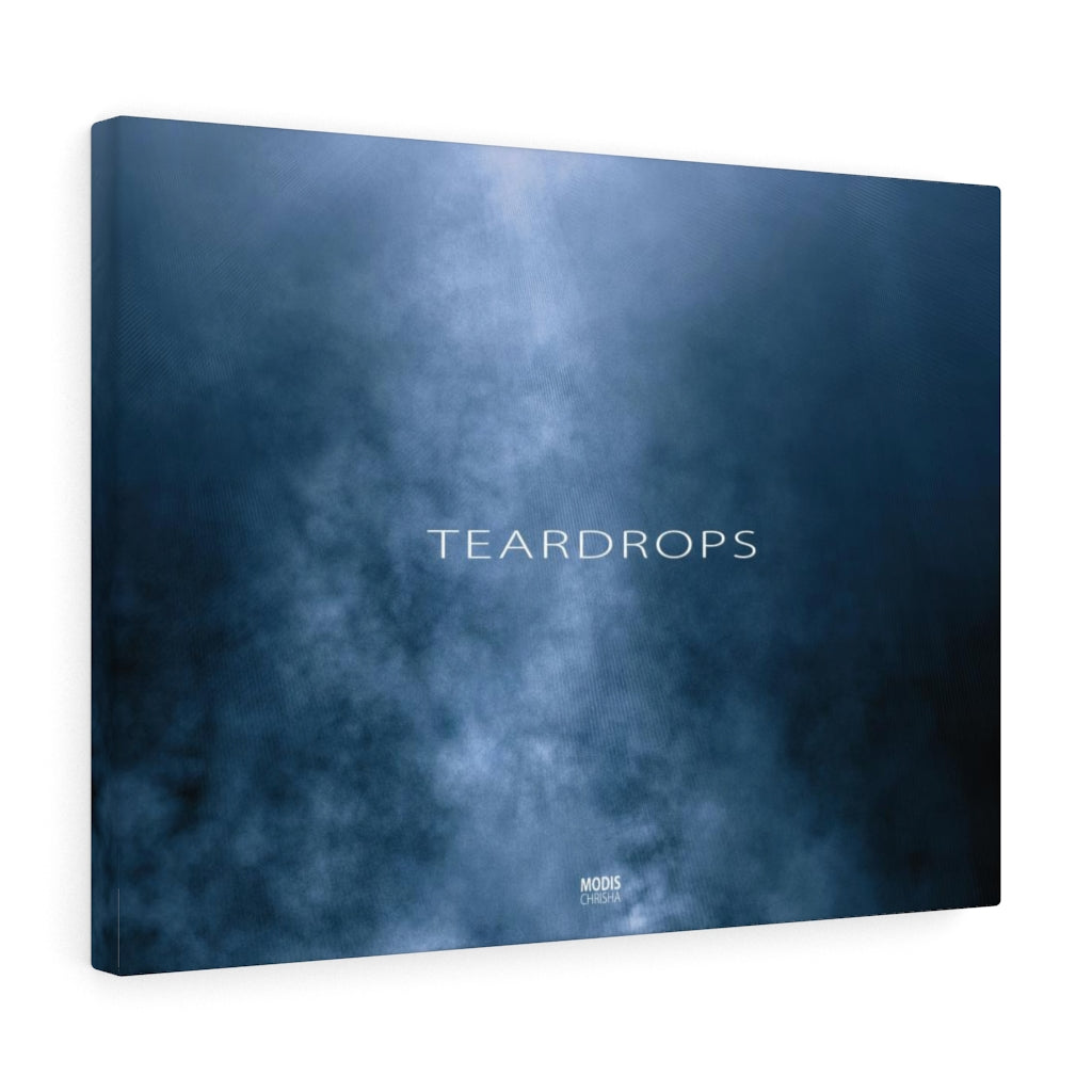 Teardrops - 24″ × 18″ Stretched Canvas